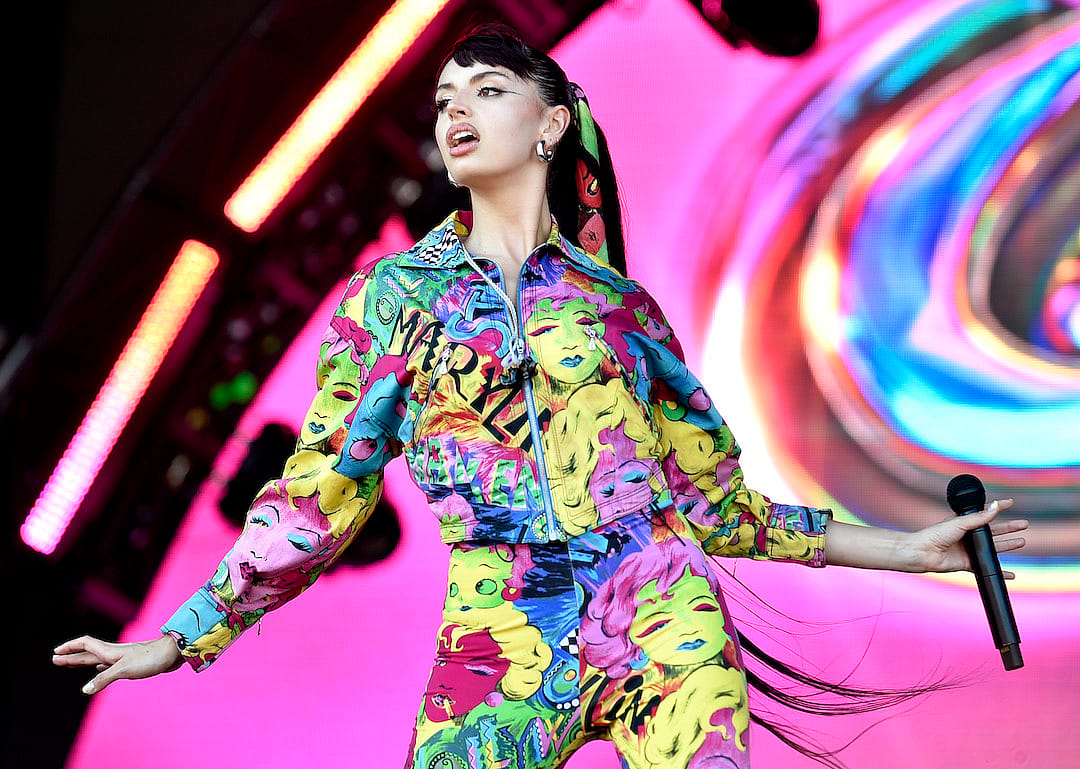 Rebecca Black performs onstage.