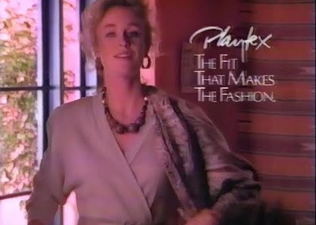 1987: First lingerie ad