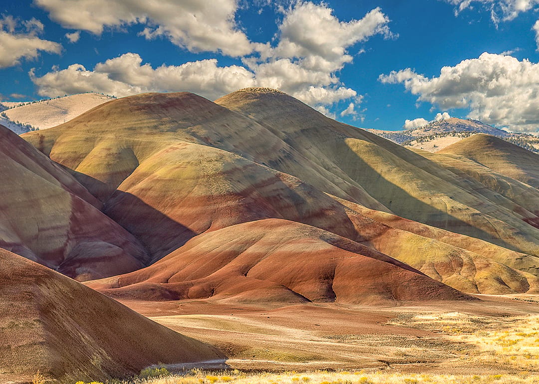 A view of the Painted Hills in Oregon.