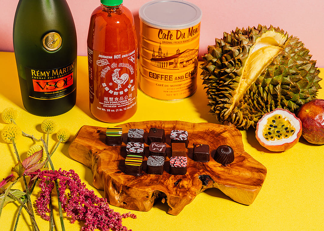 Vietnamese Socola chocolates with other popular ingredients such as durian and sriracha.