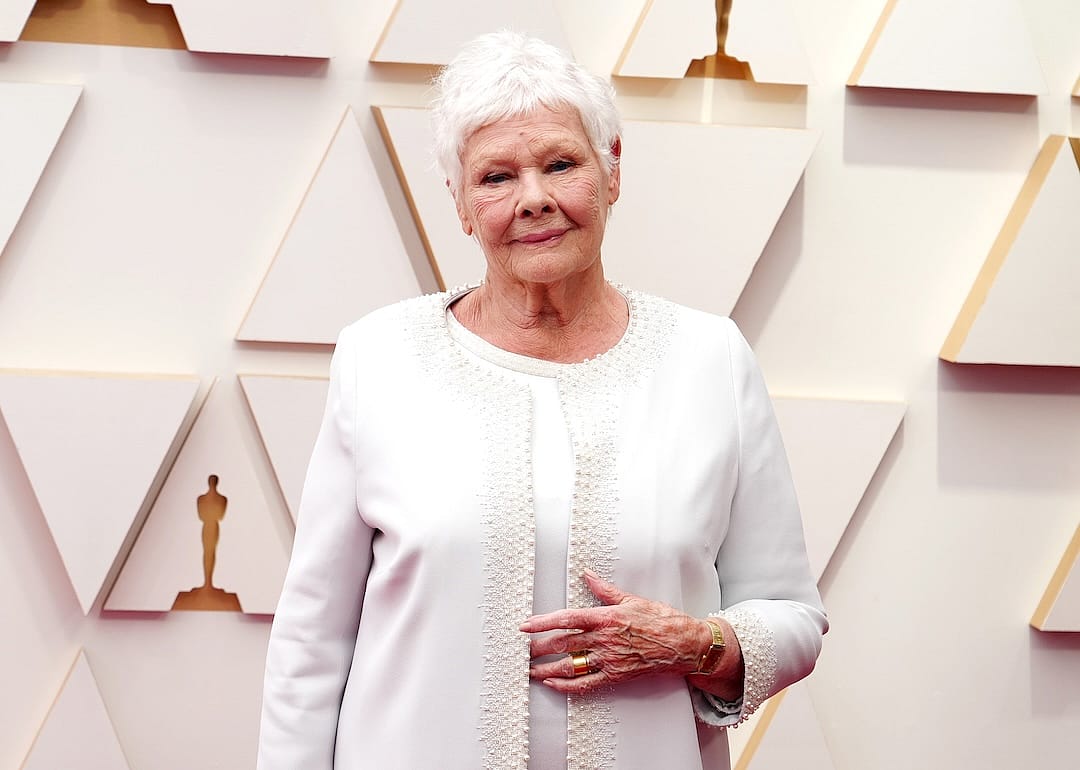 Judi Dench attends the 94th Annual Academy Awards at Hollywood & Highland in Hollywood, California, on March 27, 2022.