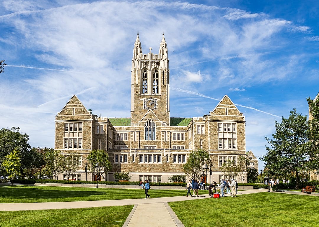 Gasson Hall on the Boston College campus.