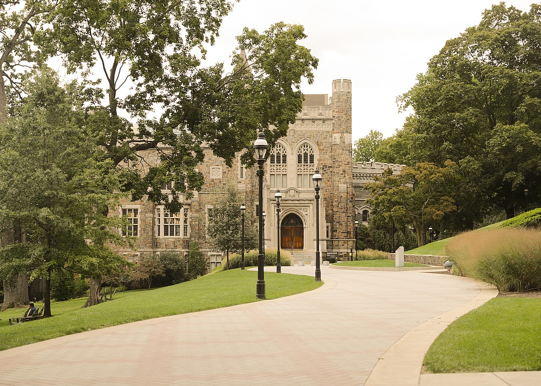 Building in Lehigh University mountain campus in Bethlehem, Pennsylvania.