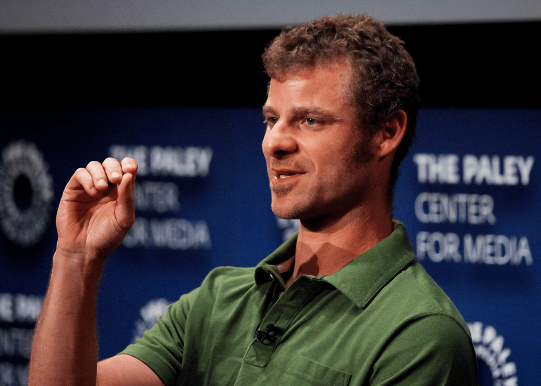 Matt Stone speaks at event.