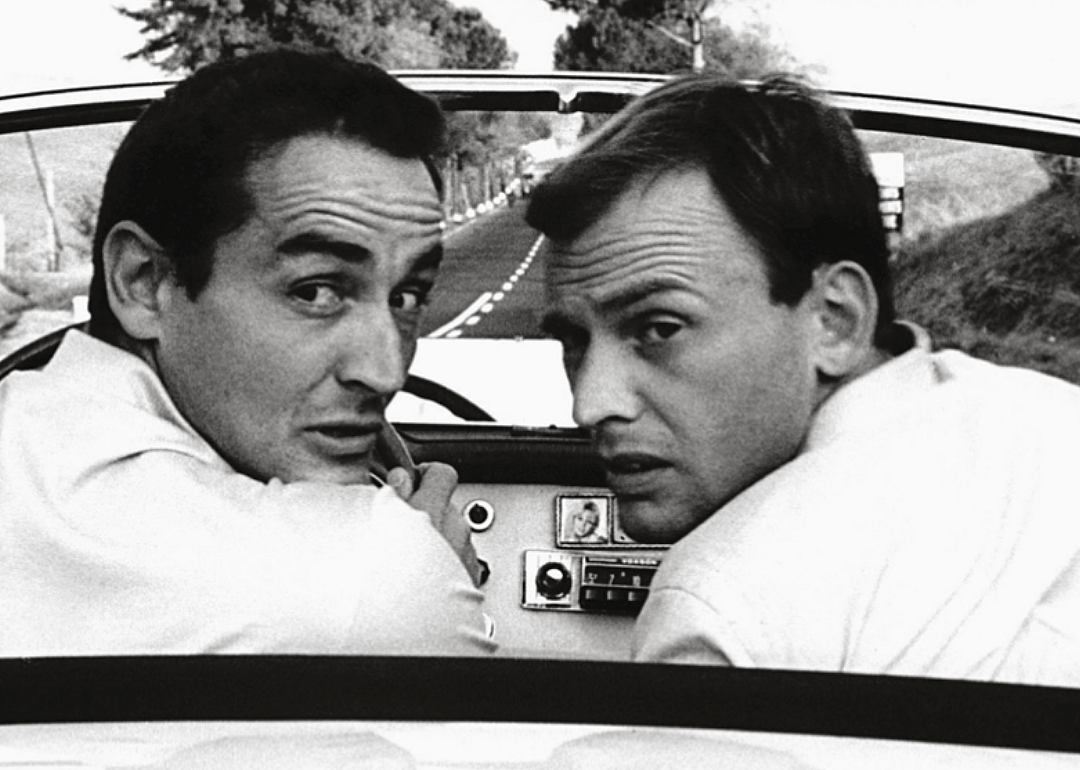 Vittorio Gassman and Jean-Louis Trintignant in “Il Sorpasso'