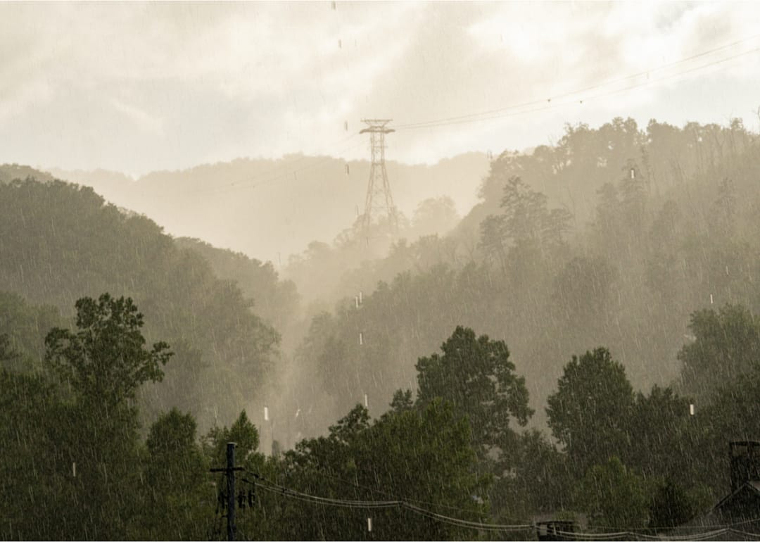 Frequent heavy downpours are more common in more places