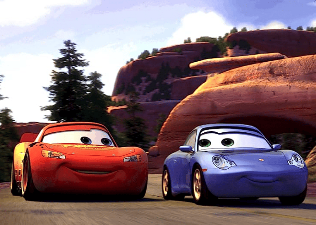 Bonnie Hunt and Owen Wilson in ‘Cars’.
