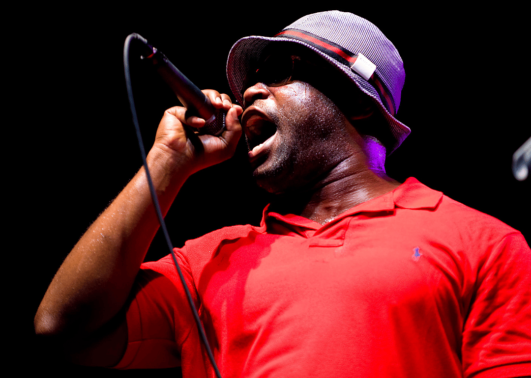 Tariq Trotter of the Roots performs.