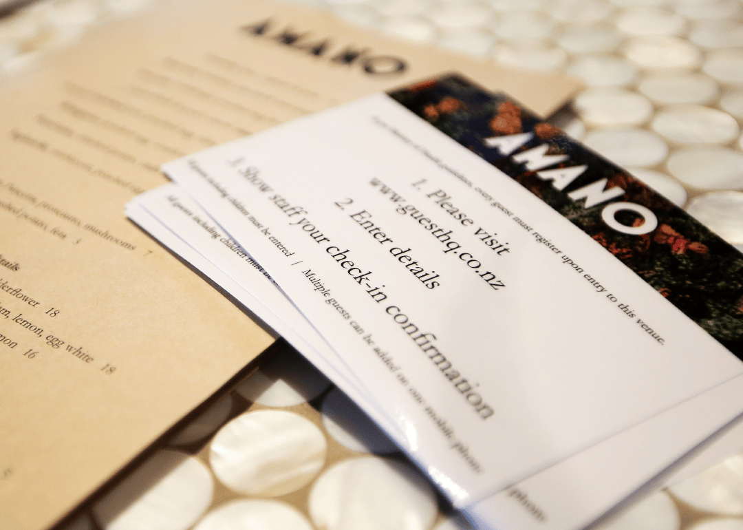 Dining details in New Zealand