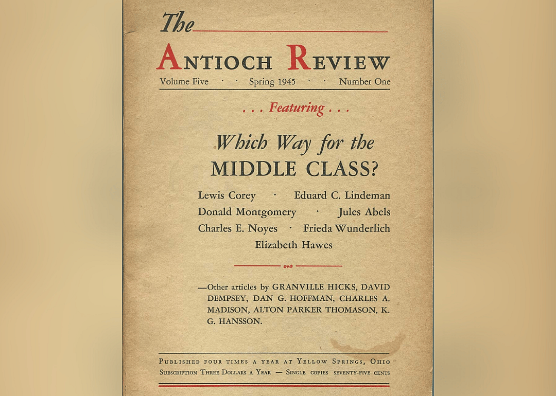 1941: The Antioch Review introduced