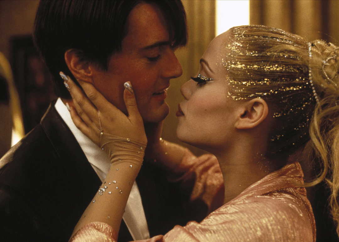 Elizabeth Berkley and Kyle MacLachlan in a scene from ‘Showgirls’.