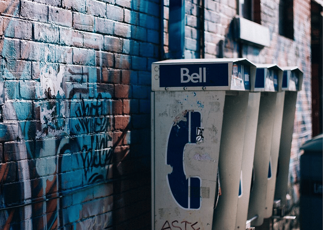 Disappearing phone booths