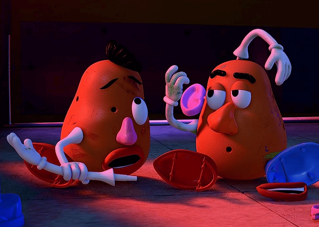 Estelle Harris and Don Rickles in ‘Toy Story 3’.