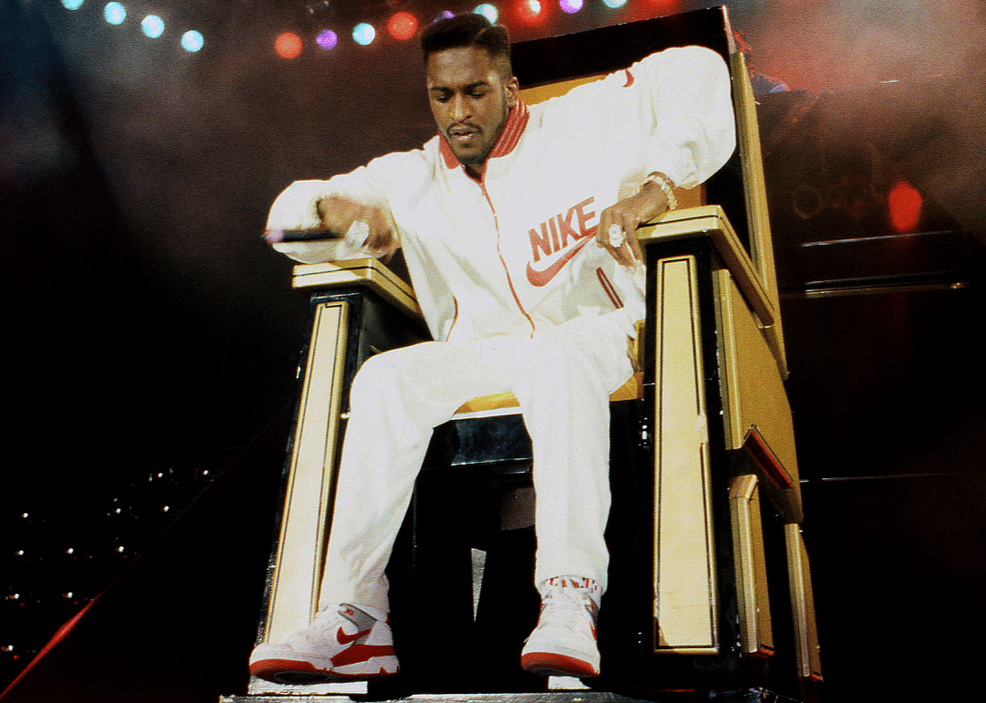 Rakim of Eric B. & Rakim performs onstage.