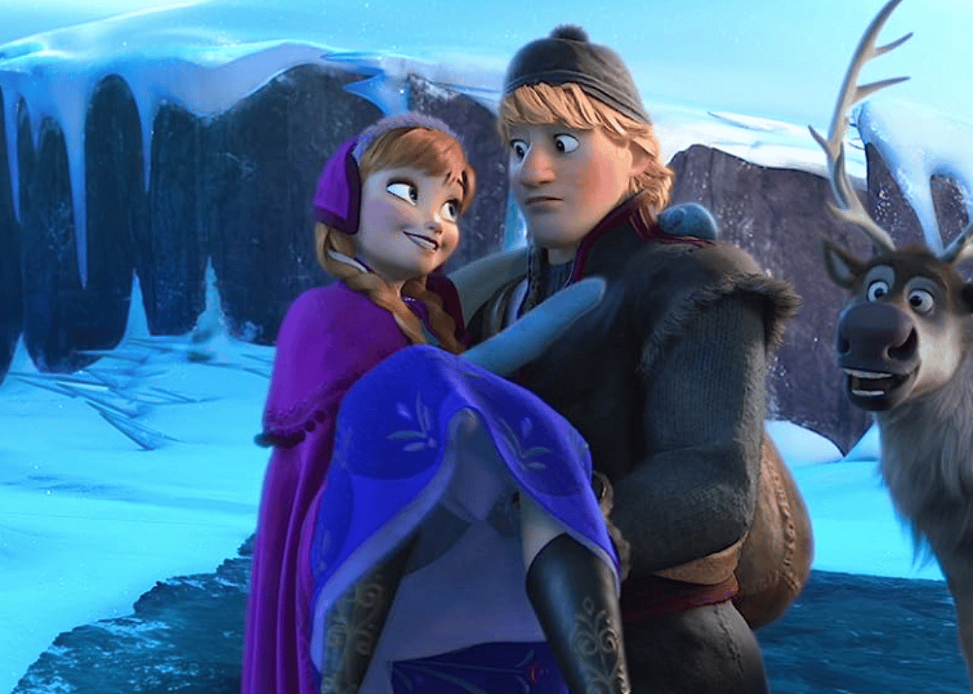 Kristen Bell and Jonathan Groff in ‘Frozen’.