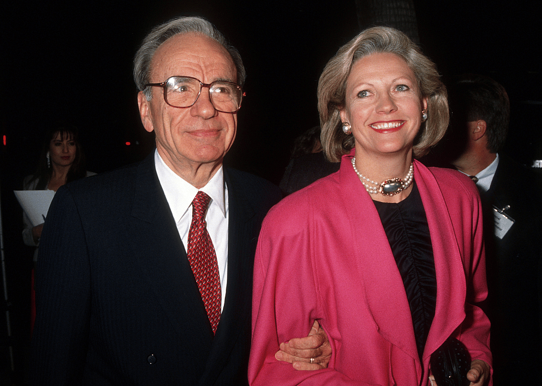 Rupert Murdoch and Anna Murdoch attend event