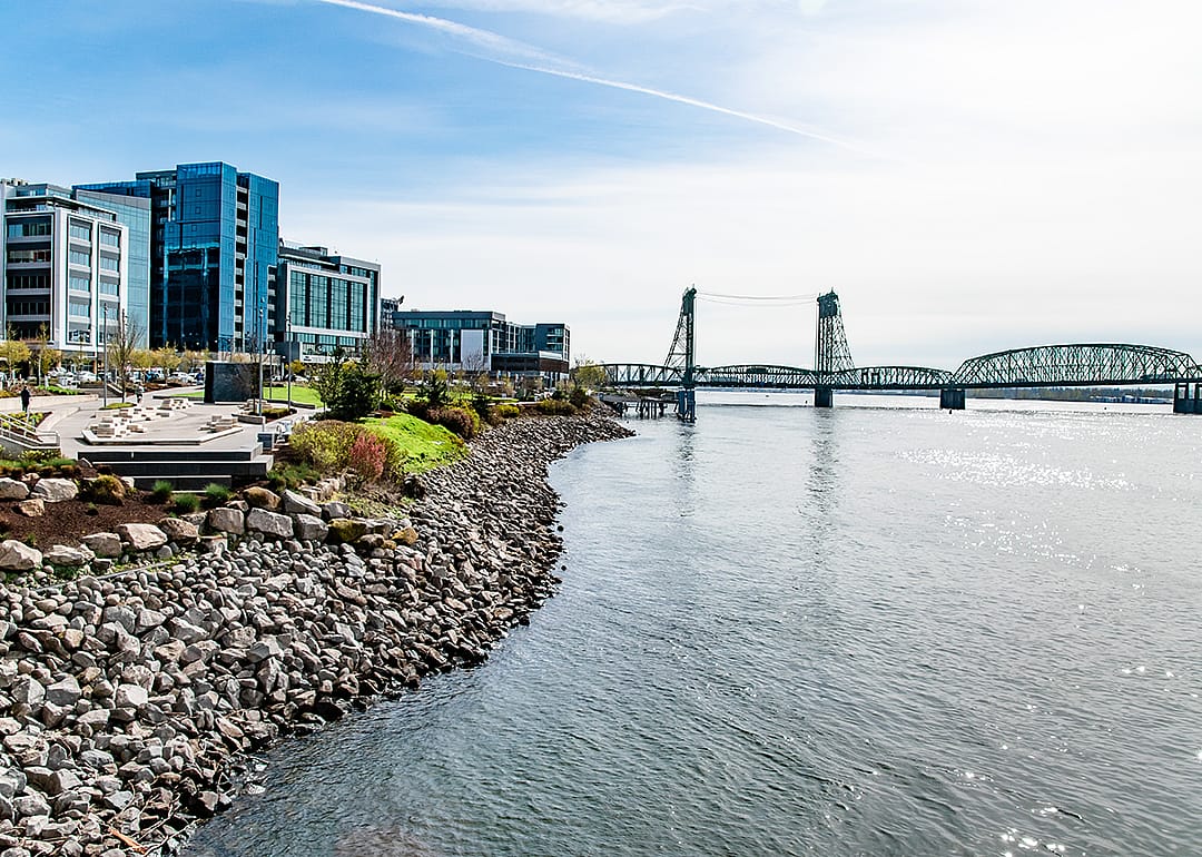Oregon-Washington Bridge in Vancouver.