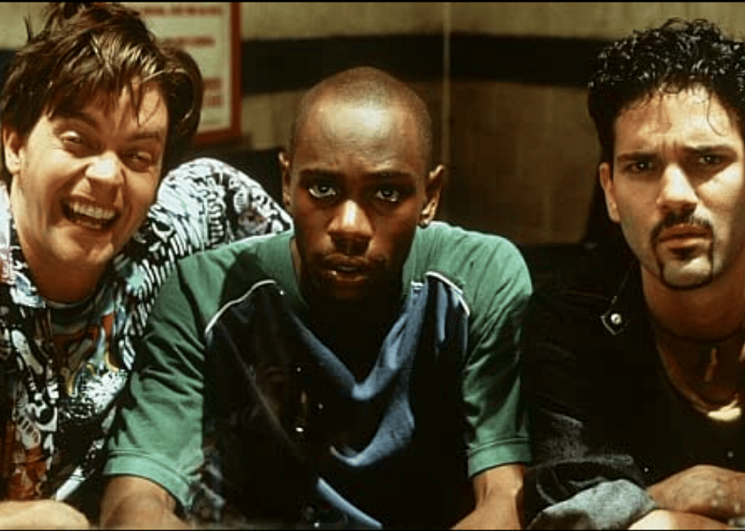 Jim Breuer, Dave Chappelle, and Guillermo Diaz in  ‘Half Baked’