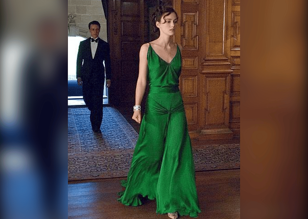 Keira Knightley and James McAvoy in a scene from ‘Atonement.'
