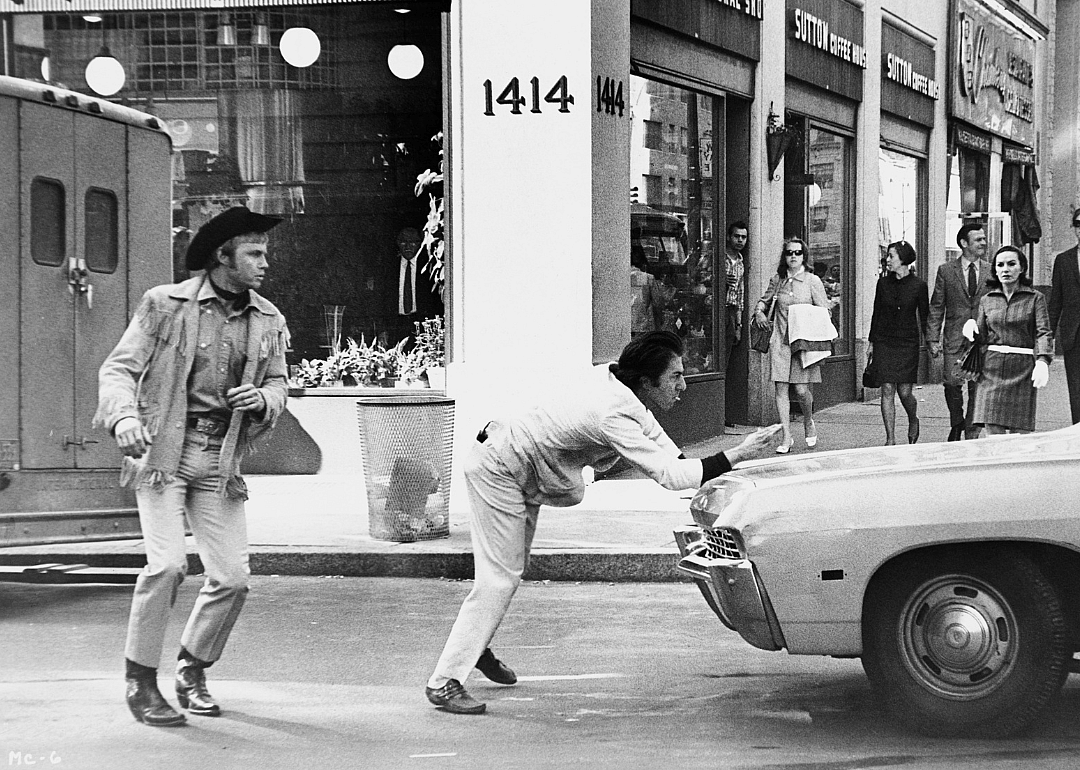 Jon Voight and Dustin Hoffman in ‘Midnight Cowboy’.