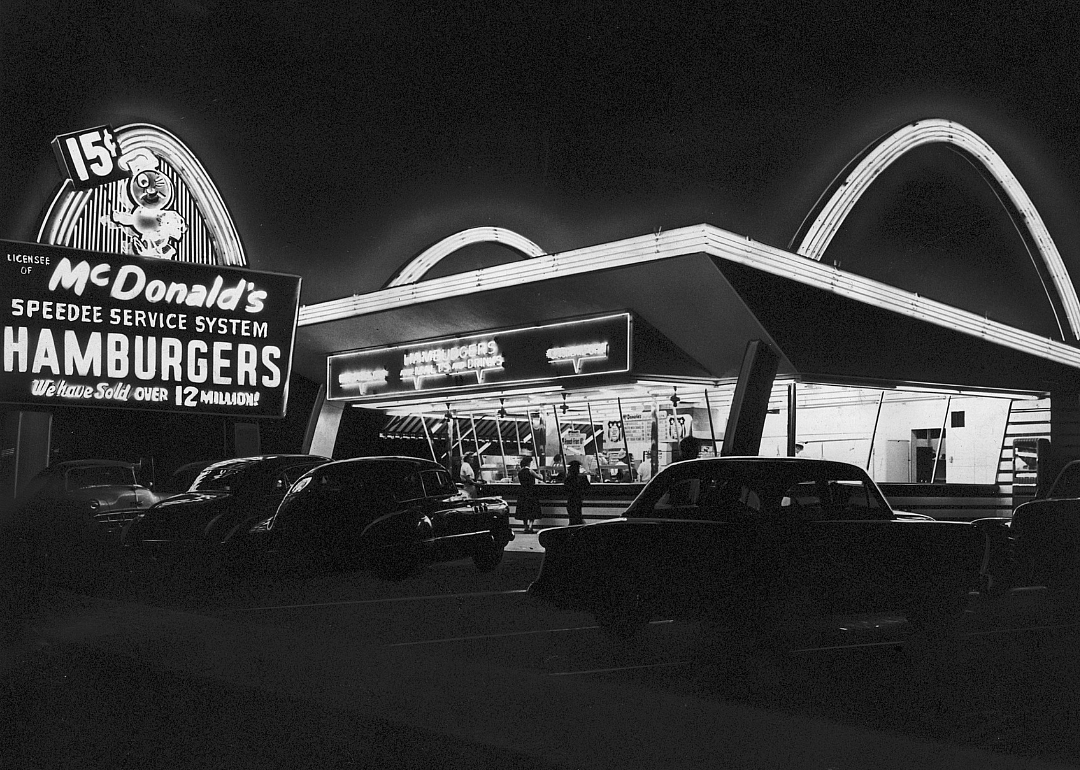 1955: McDonald's and Disneyland welcome millions