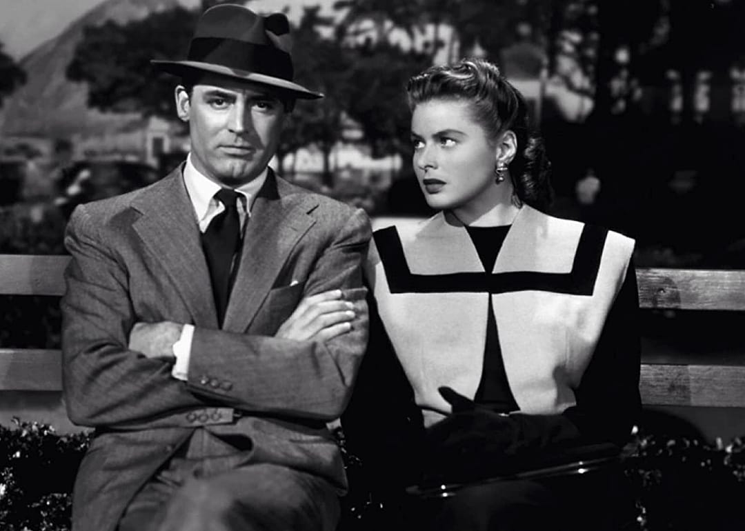 Actors in a scene from ‘Notorious’.