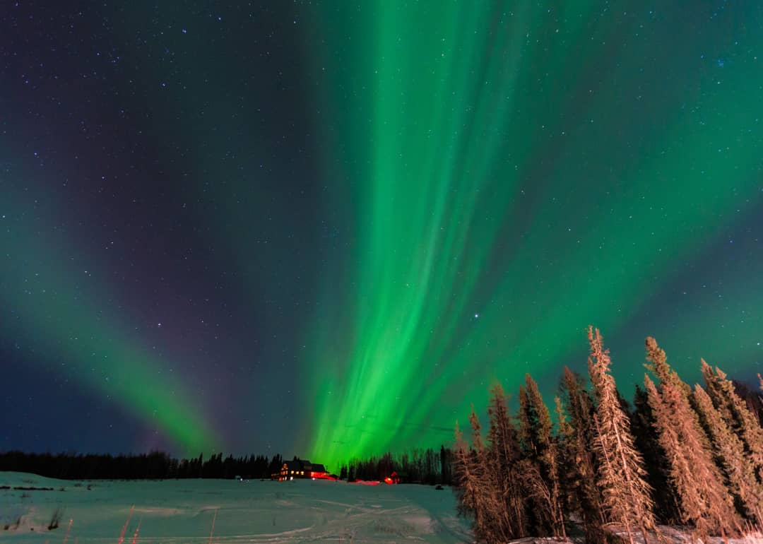 Northern lights in Fairbanks, Alaska