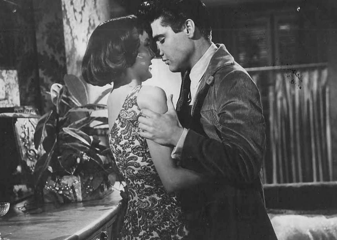 Elvis Presley and Carolyn Jones in ‘King Creole’