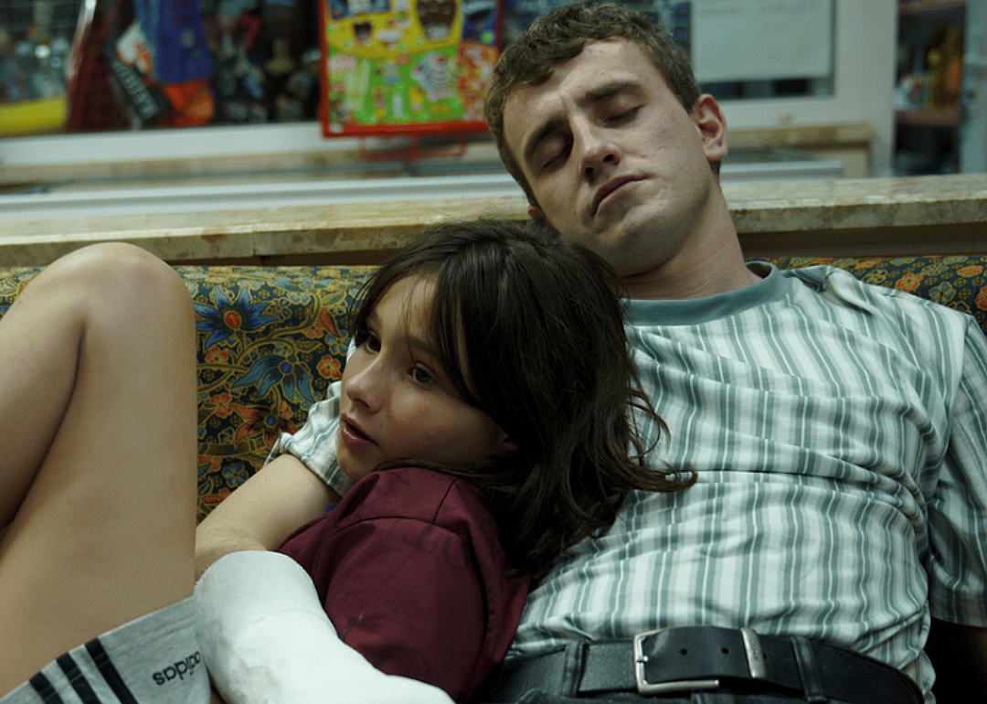 Frankie Corio and Paul Mescal in a scene from ‘Aftersun’.