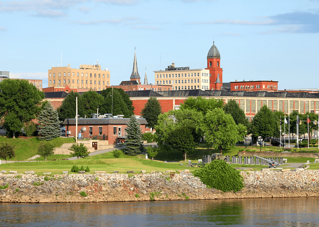 Waterfront in Lewiston.