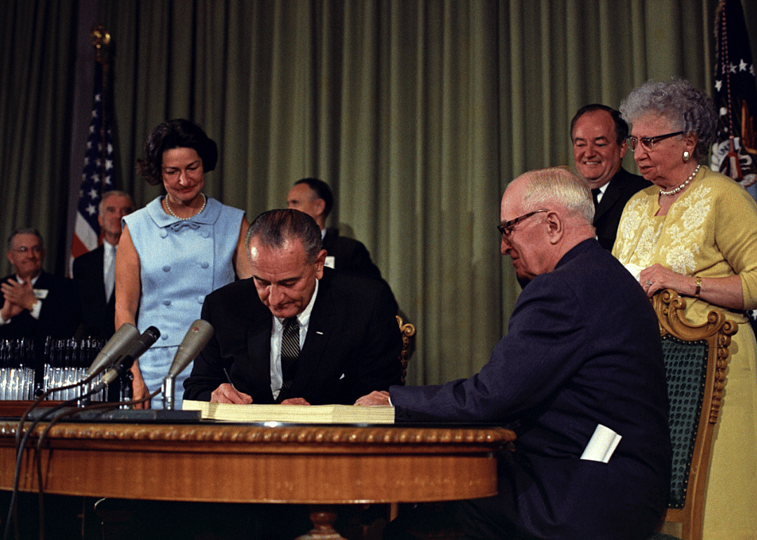 1965: Johnson proposes greatness