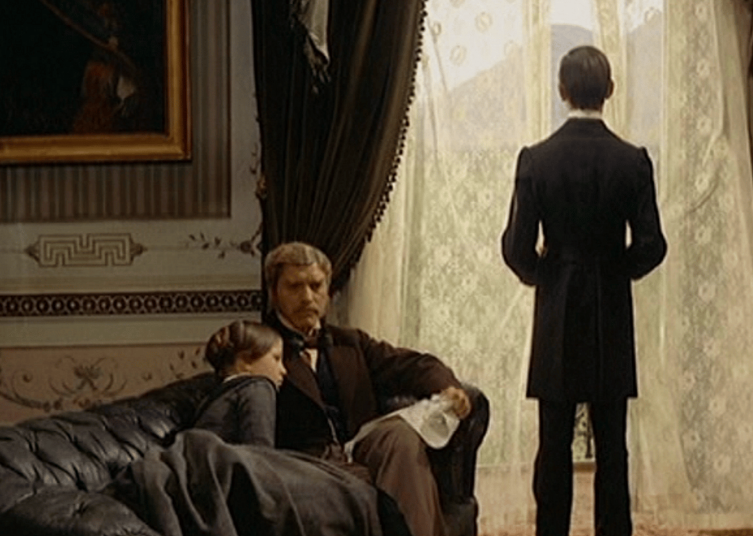 Actors in a scene from ‘The Leopard’