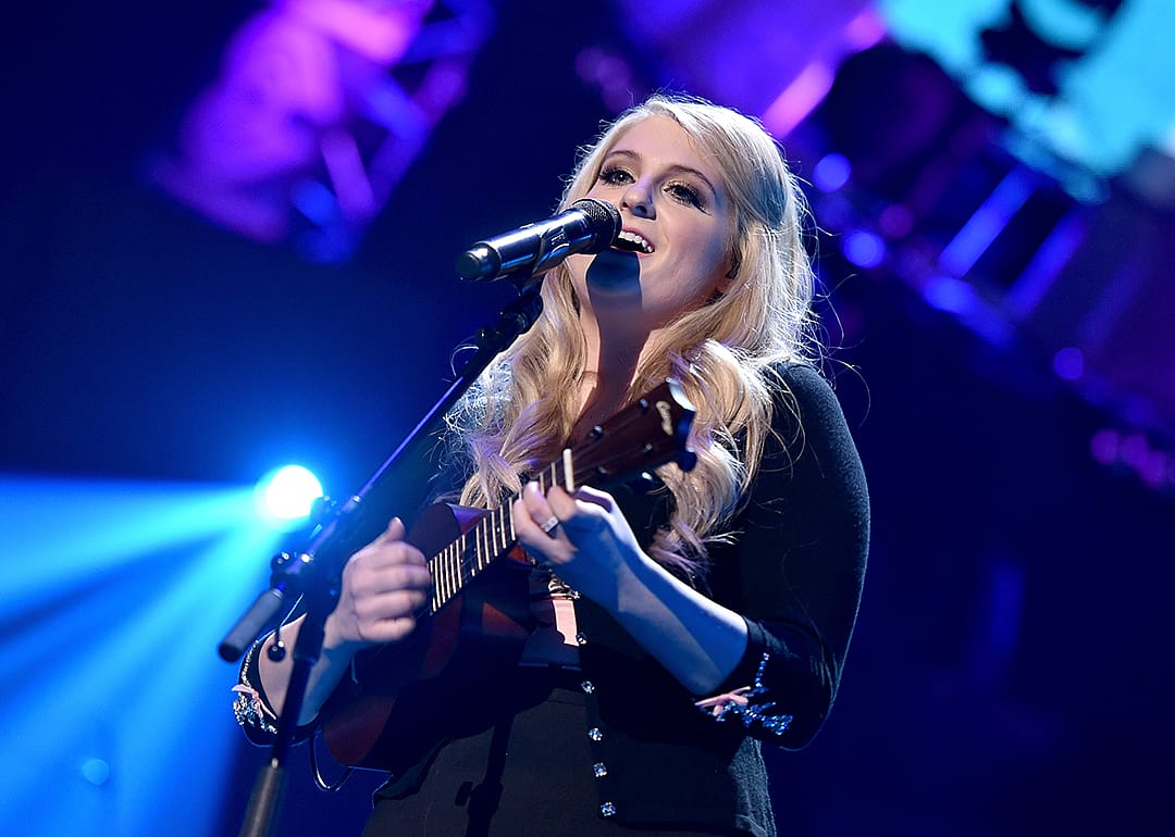 Meghan Trainor performs onstage during the 2014 iHeartRadio Music Festival.