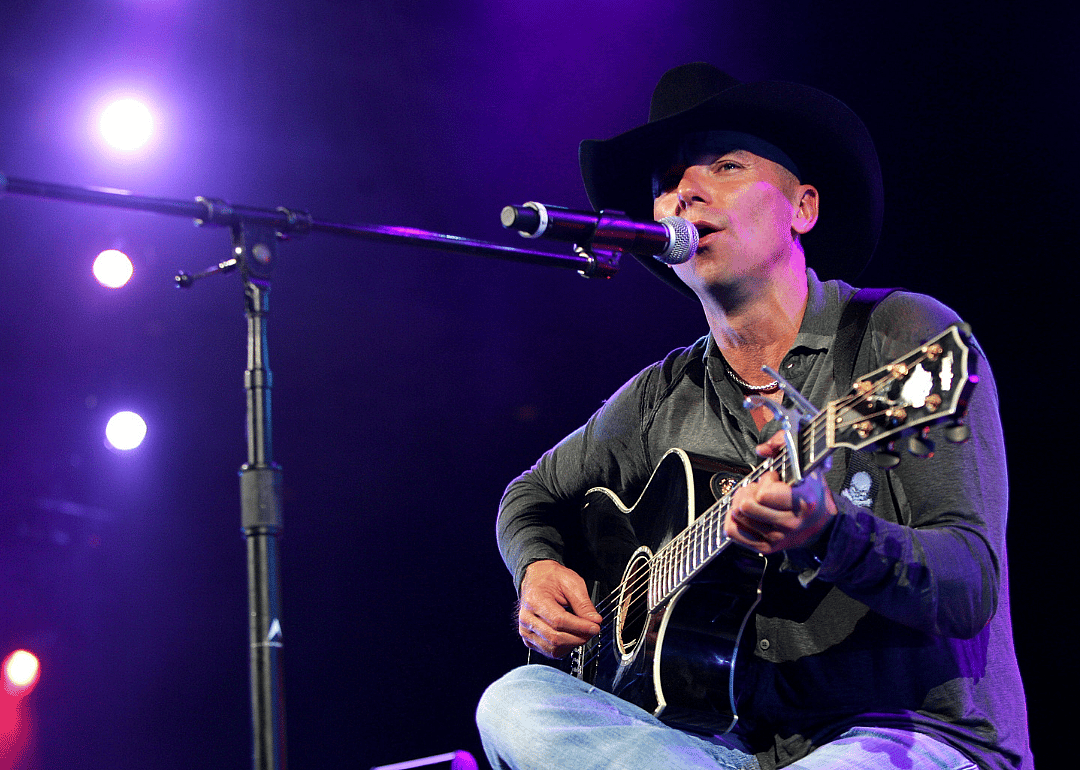 Kenny Chesney performs onstage at the Academy Of Country Music Awards.