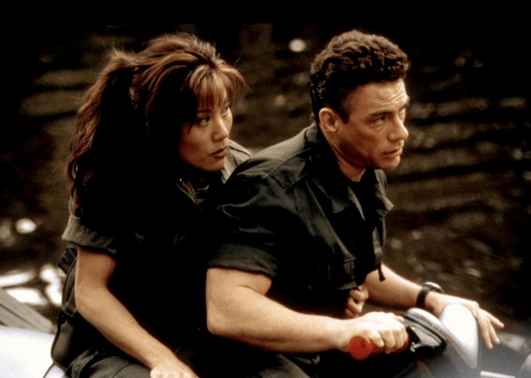 Jean-Claude Van Damme and Kiana Tom in ‘Universal Soldier: The Return’.