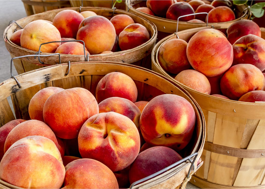 Georgia isn't the biggest peach producer