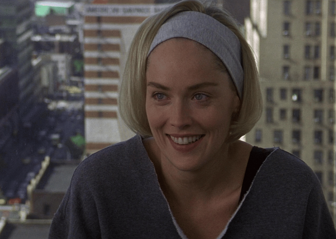 Sharon Stone in a scene from ‘Sliver’.
