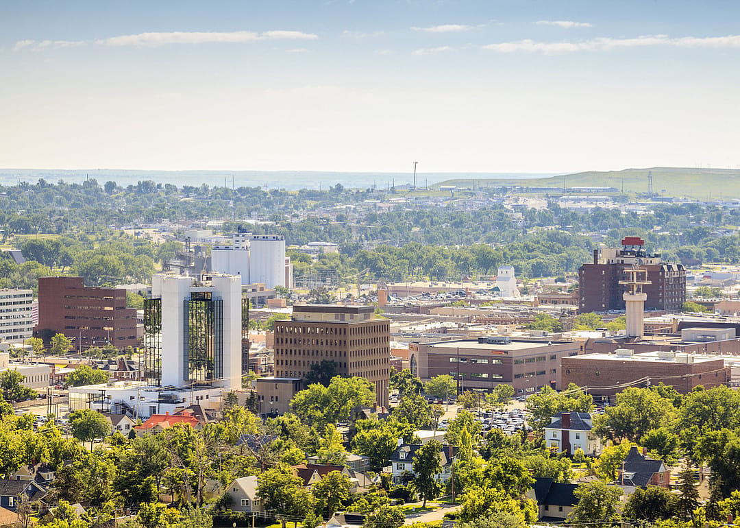 Rapid City aerial view.