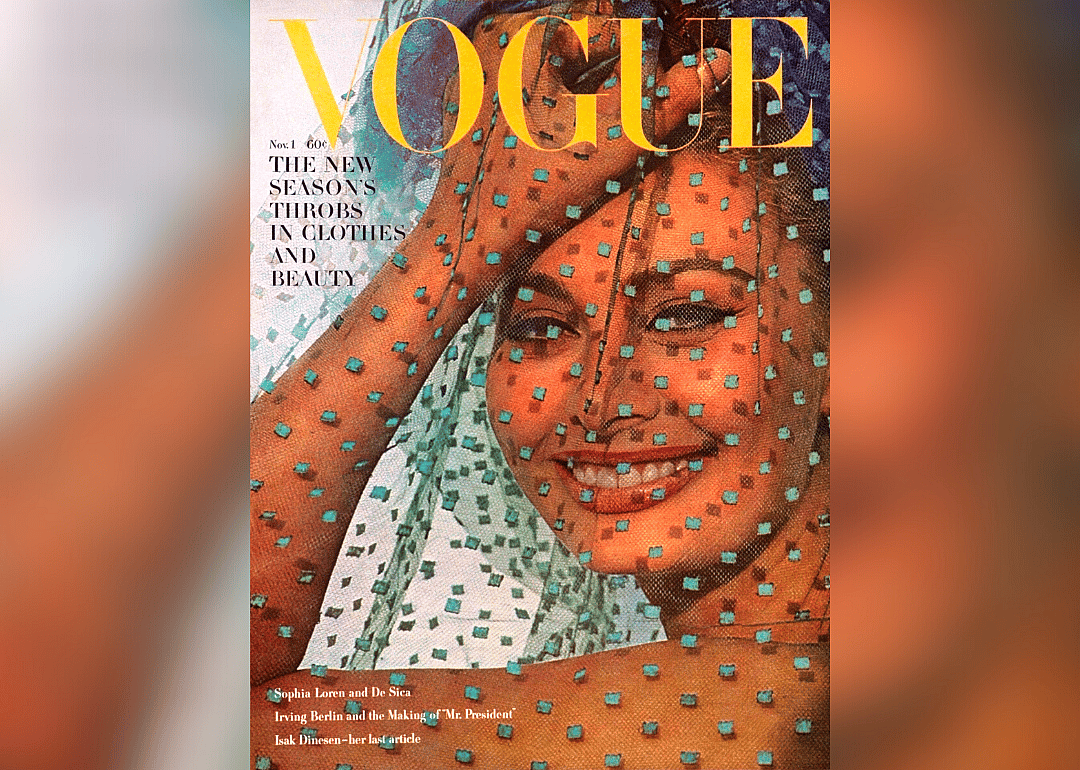 1961: Vogue featured Sophia Loren on the cover