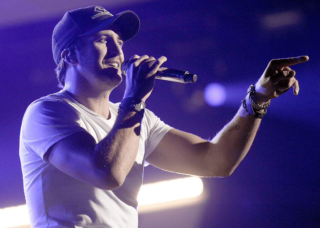 Luke Bryan performs at the Academy Of Country Music Awards.