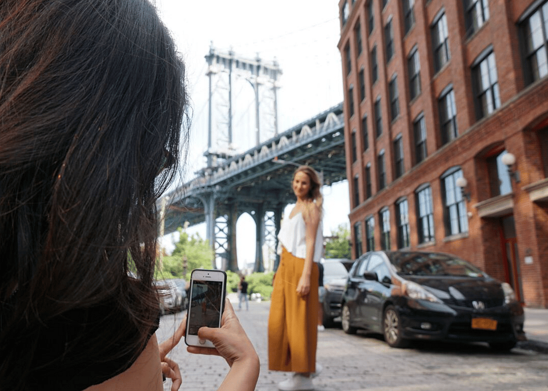 Smartphone photoshoots for social media