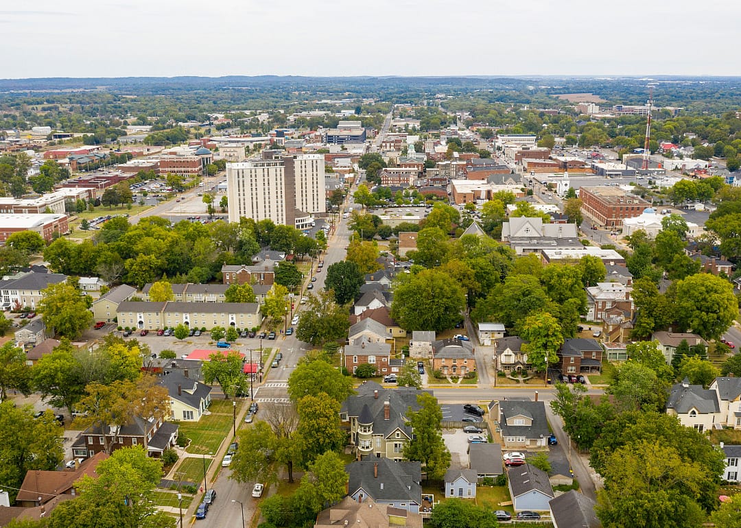 Aerial view Bowling Green.