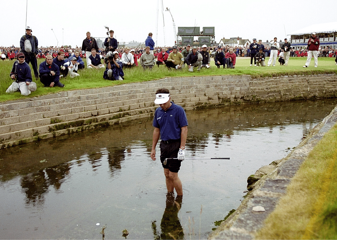 Jean van de Velde's 18th-hole meltdown