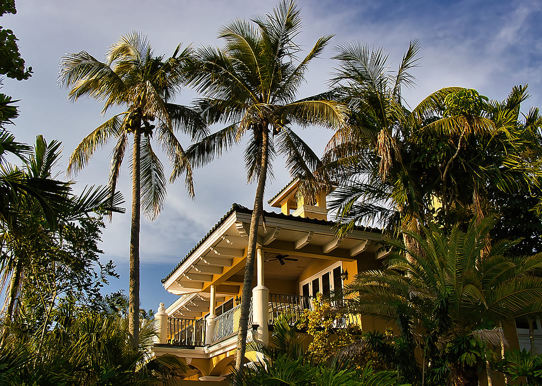Waterfront homes on the Indian river in Indialantic.