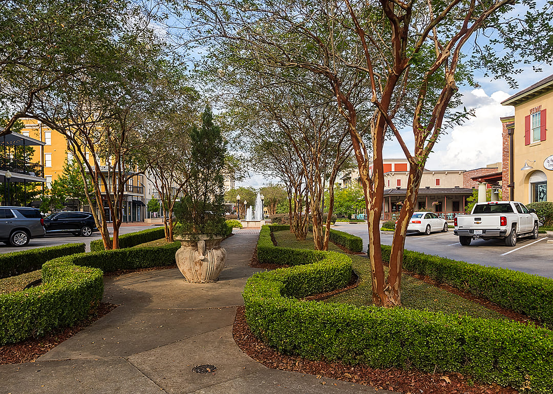 Main Street at the River Village in Lafayette.
