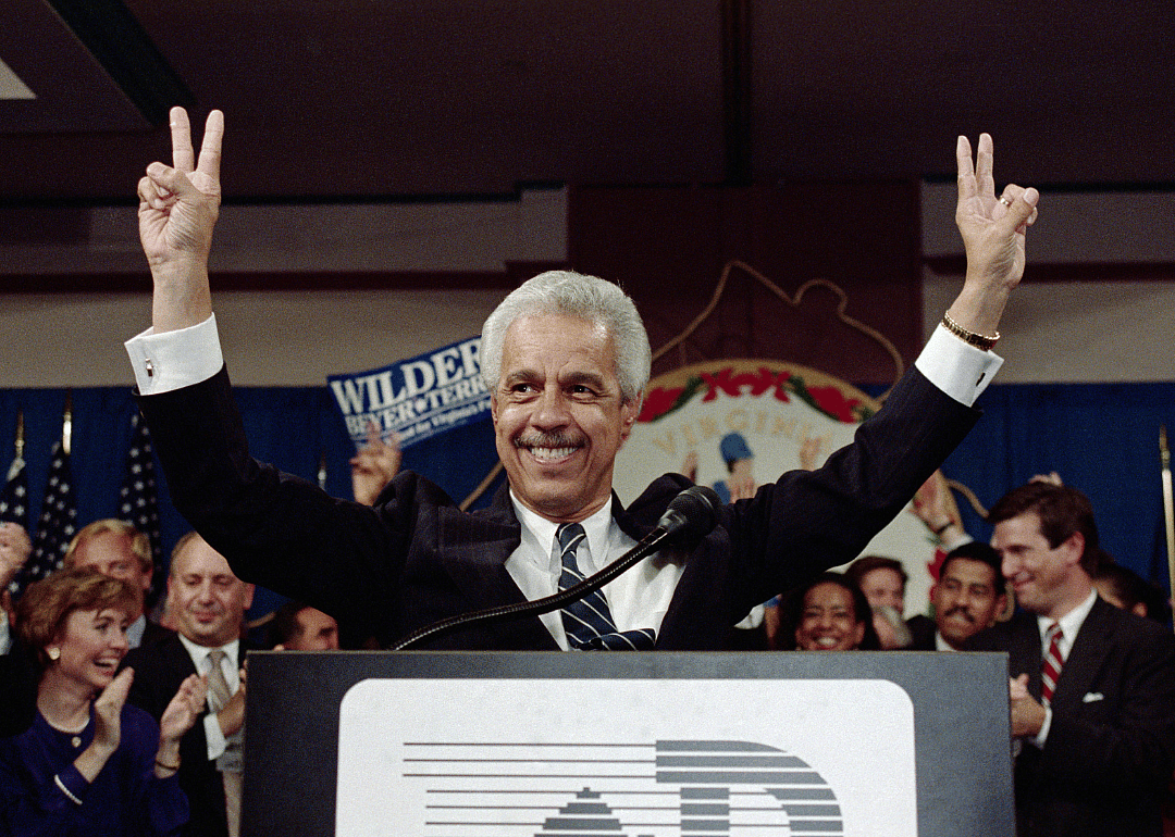 1989: First African American is elected governor