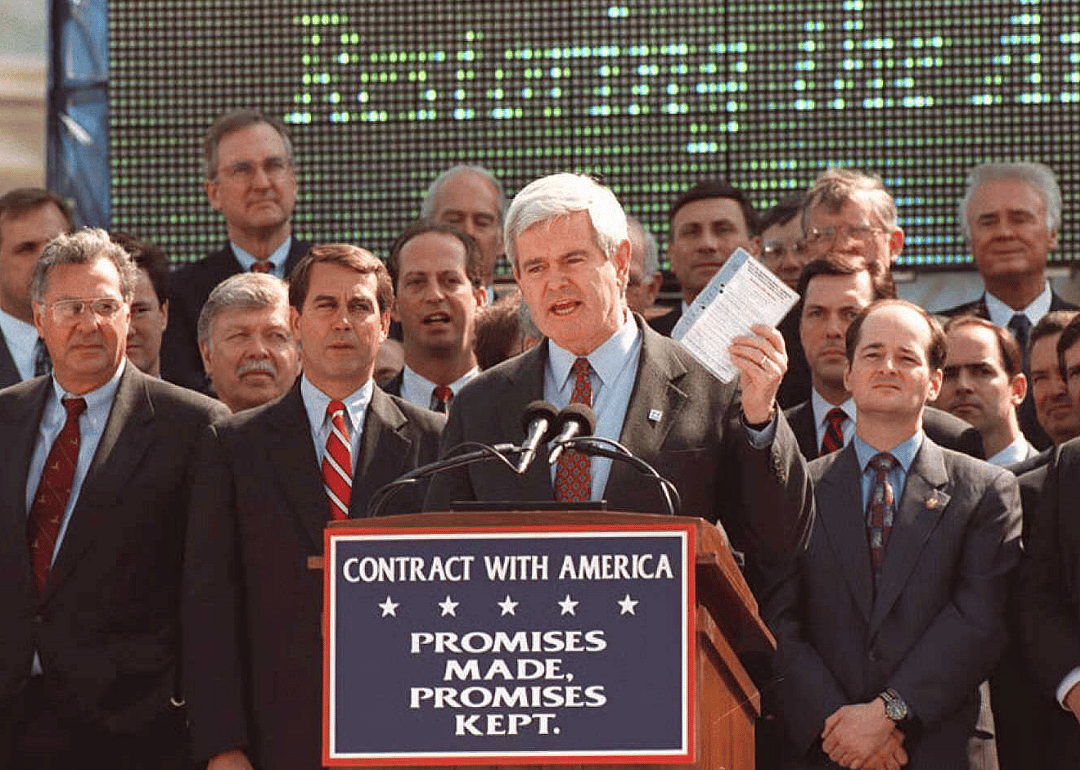 1994: Democrats lose control of Congress