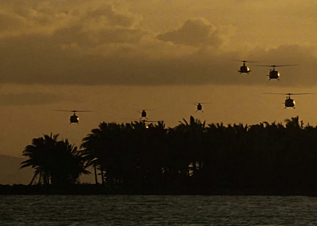 The smell of napalm in the morning