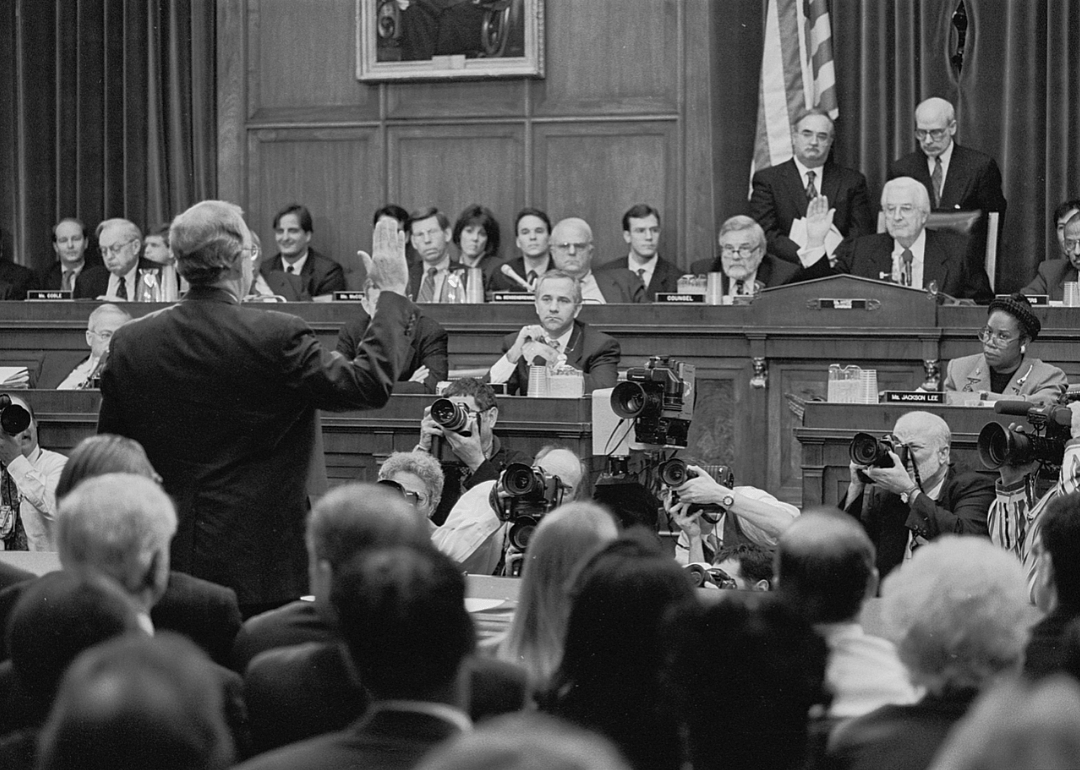 1998: Clinton is impeached
