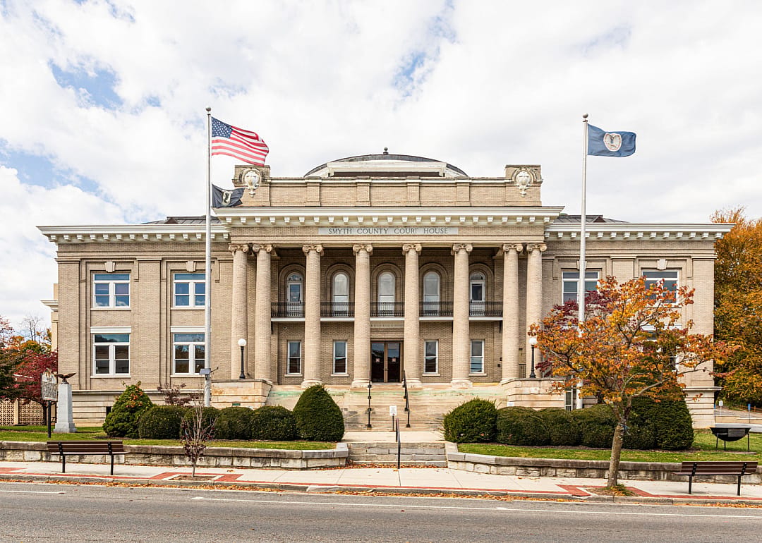 #37. Smyth County (tie)